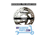 MERCANE WideWheel Pro electric scooter with this high-performance 120mm brake disc. 6 Bolt mount,